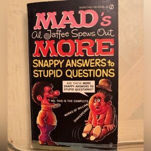 Vintage Mad paperback book